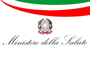 immagine con scritto "Ministero della Salute" e il relativo stemma