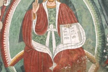 Affresco raffigurante il Signore